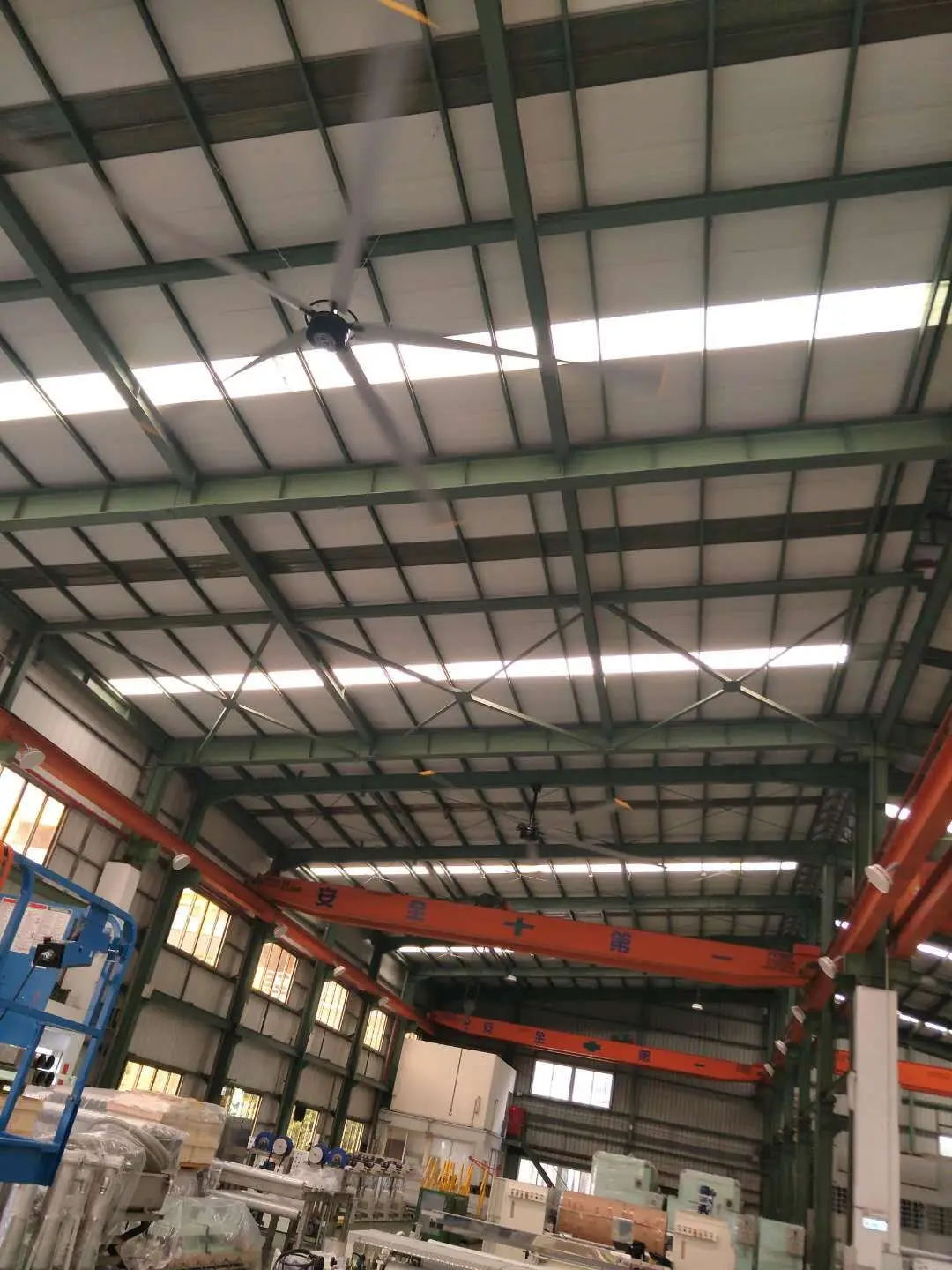 
7.3M HVLS industrial PMSM motor commercial ceiling fan 
