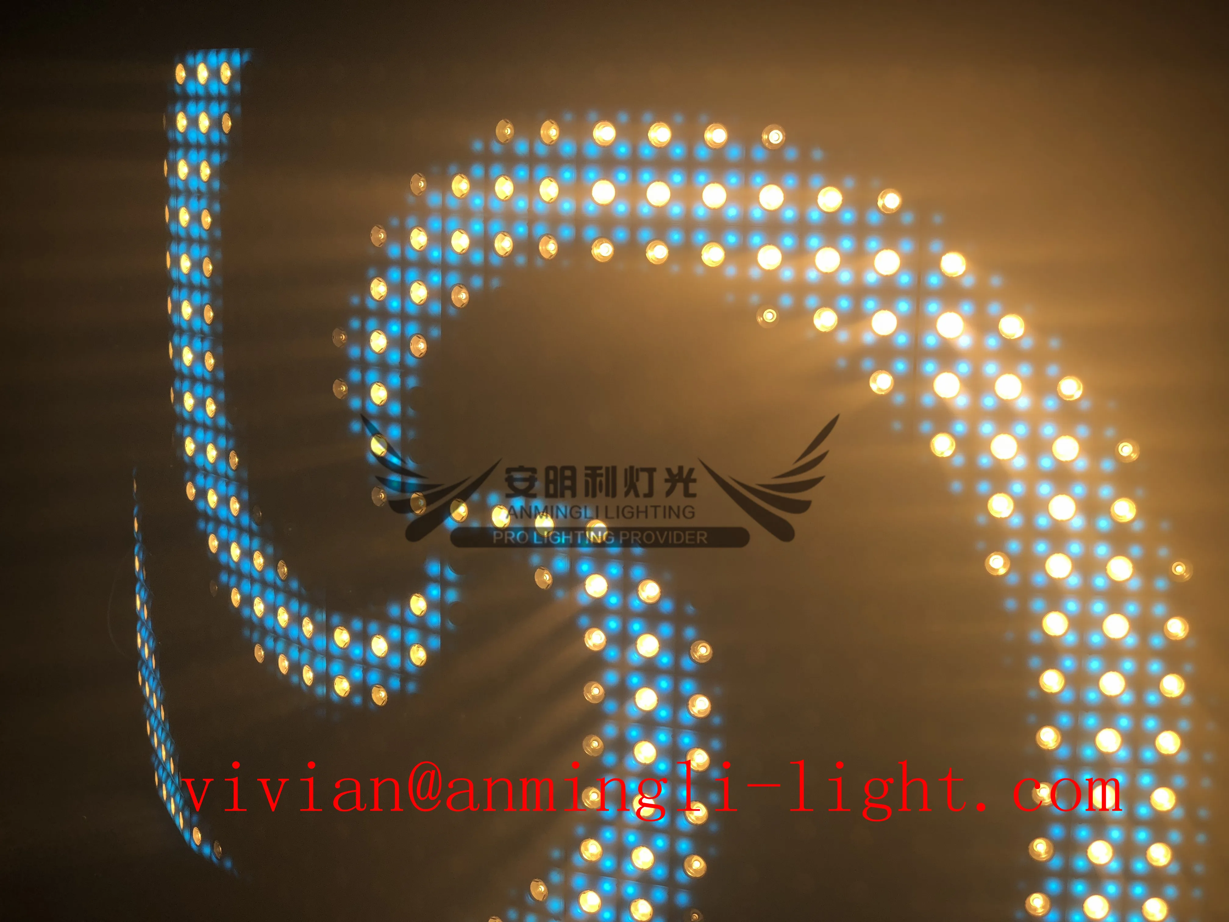 Dj equipment 50x50cm club lights dj facade lighting