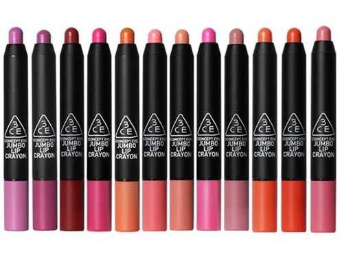 Korean cosmetic 3CE Jumbo Lip Crayon