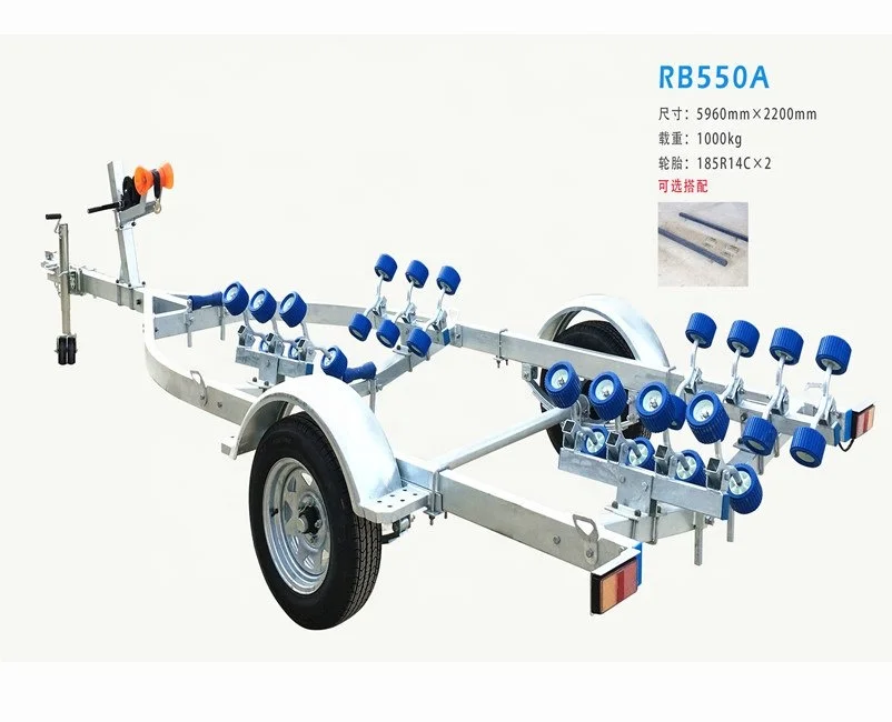 Skid Type 4 Metre Boat Trailer from factory