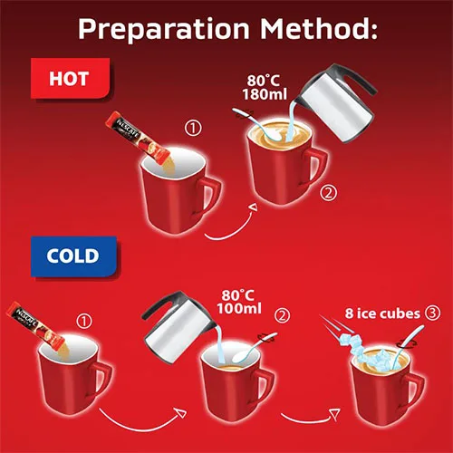 
Nescafe Original Blend and Brew Instant Coffee Powder Malaysia Wholesale 