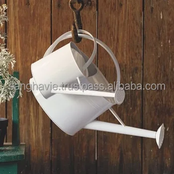 ORANGE COLOR METAL WATERING CAN DECORATIVE FLOWER LRRIGATON CAN ANTIQUE DESIGN WATERING CAN