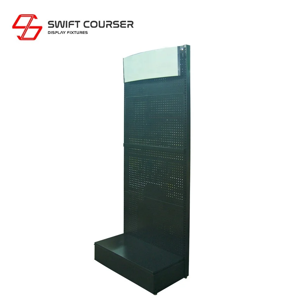 Swift retail shoe store sneaker pegboard racks