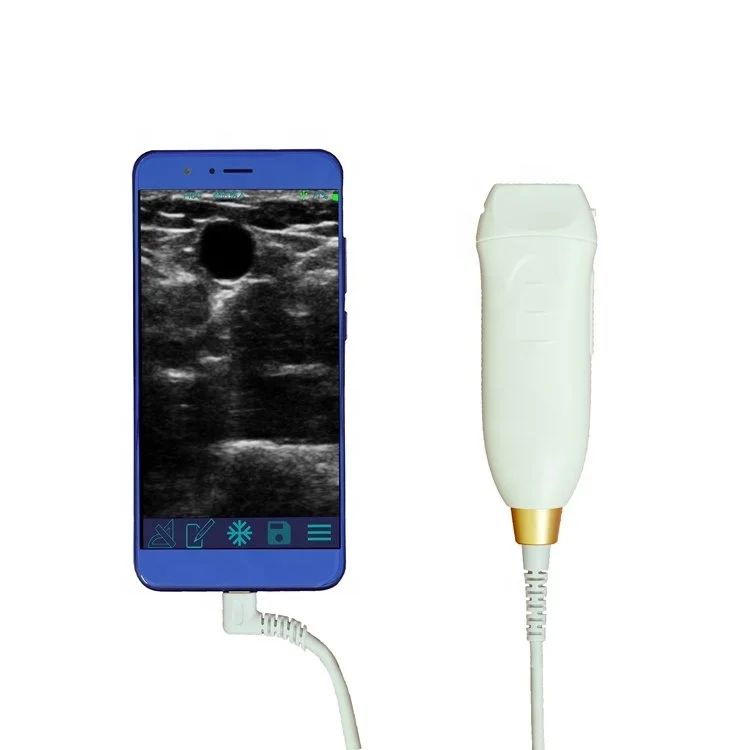 Лидер продаж, ультразвуковой USB-сканер для планшета с 128 элементами/мини-допплер, ультразвуковой USB-зонд для планшета или телефона (iOS, Android)