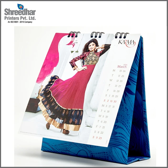 Wholesale Custom Calendar Printing / Wall Calendar Printing / Calendar Printing Desk for pharma promotional industrial