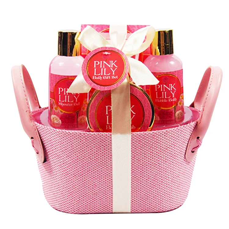 
GMP factory aromatic baskets packs bath shower and body works gift set 