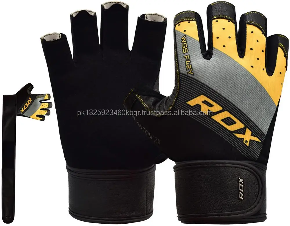 Custom logo workout weight lifting gloves