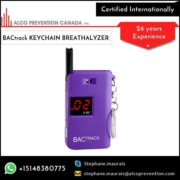 
Keychain Breathalyzer/Alcohol Breath Breathalyzer Tester/BACtrack Breathalyzer at Wholesale Price 