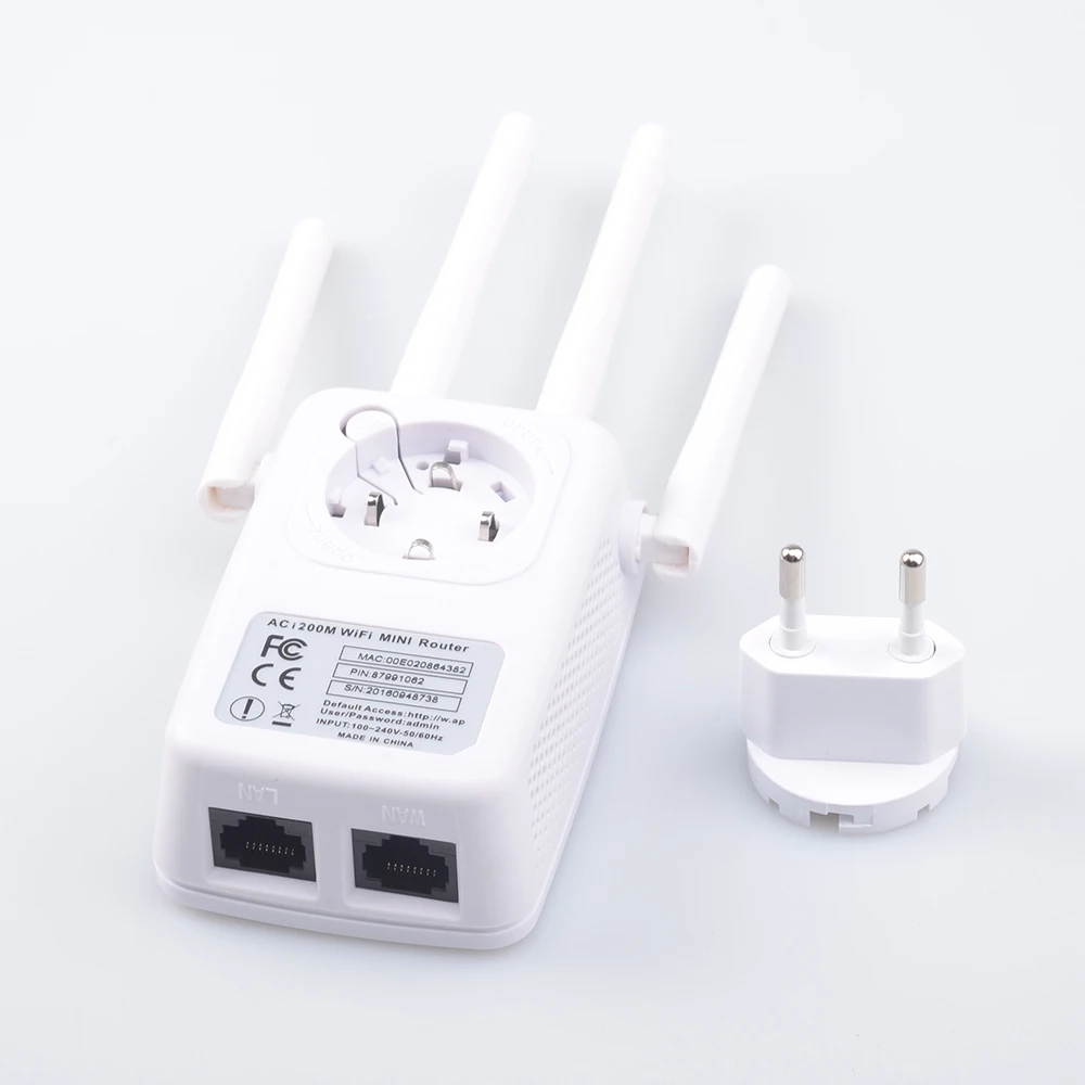  PIX LINK Легкая установка 1200 Мбит/с двухдиапазонный беспроводной сигнал wifi ретранслятор усилитель wifh вилка EU /AU /US
