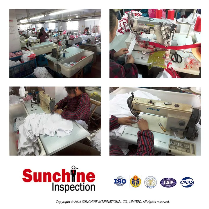 
 Проверка фабрики детской одежды, проверка компании и проверка качества/инспекционное агентство с сертификацией CNAS 17020  