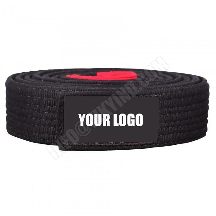 High quality 100% preshrunk fabric fashion bjj hemp belt BJJ Jiu Jitsu Kimono and belts