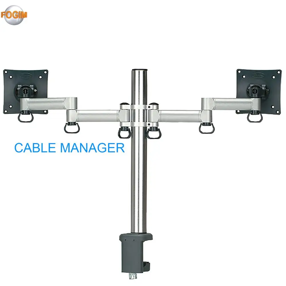 
Space Generator Dual LCD Monitor Arm (Desk Clamp / Grommet Mount) 