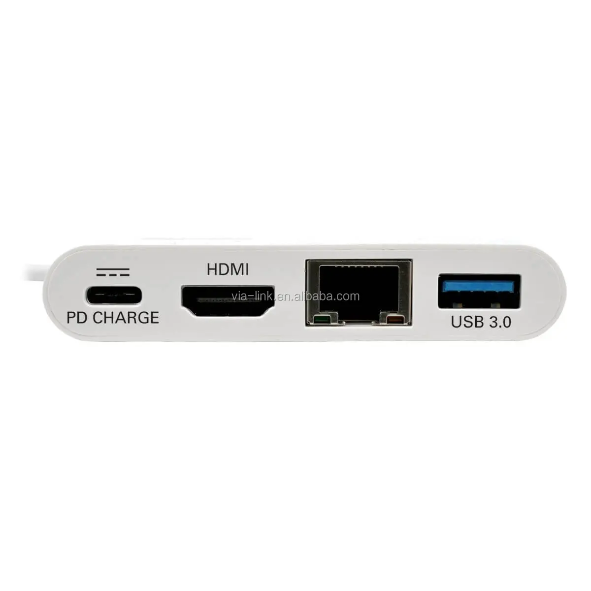 USB Type C 3.1 Ethernet Adapter RJ45 UHD Hub 4 In 1 Port Type-C USB C Hub For Macbook 2019
