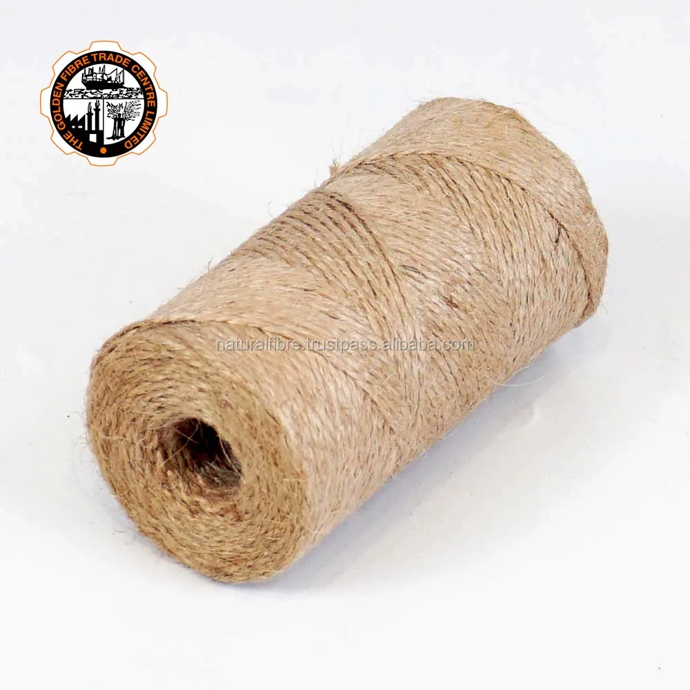 Hessian качество 100% натуральный ковер делая Хэнк упакован 1ply до 5ply джутовая пряжа