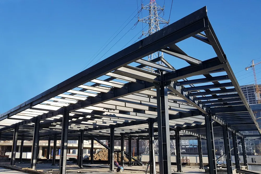 Стальная структура многоэтажная широкопролетная Коммерческая здания магазин Кафе Ресторан CE | ISO EN