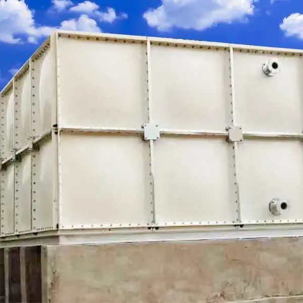 fiberglass sectional SMC FRP water tank storage container