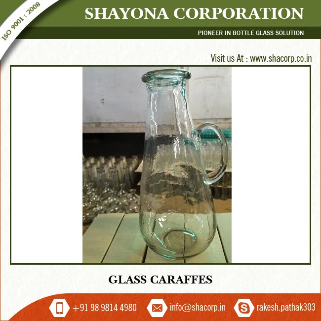 Different Size and Pattern Glass Decanter Caraffe