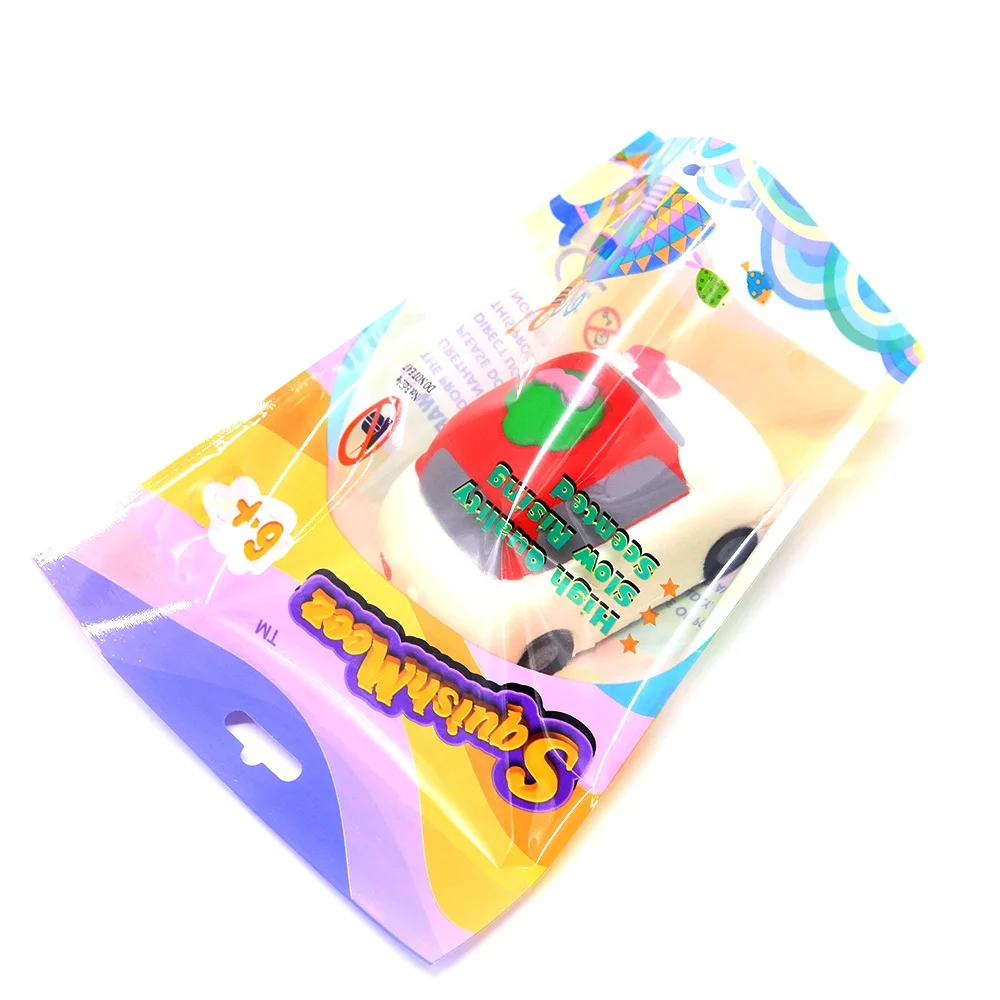High Quality Mini Hello Kitty Cat Anti Stress Squishy Car Soft Slow Rising Toys For Kids