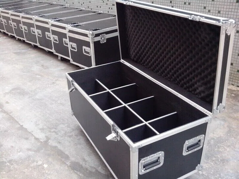 Road Rack Case with Slant Mixer Top and Casters Aluminum PAPDJ Pro