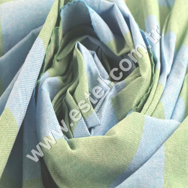 His and Hers Towel Green and Blue 100 % Cotton Fouta with White Tassels Indigo Towel Direct From Towel Manufacturer