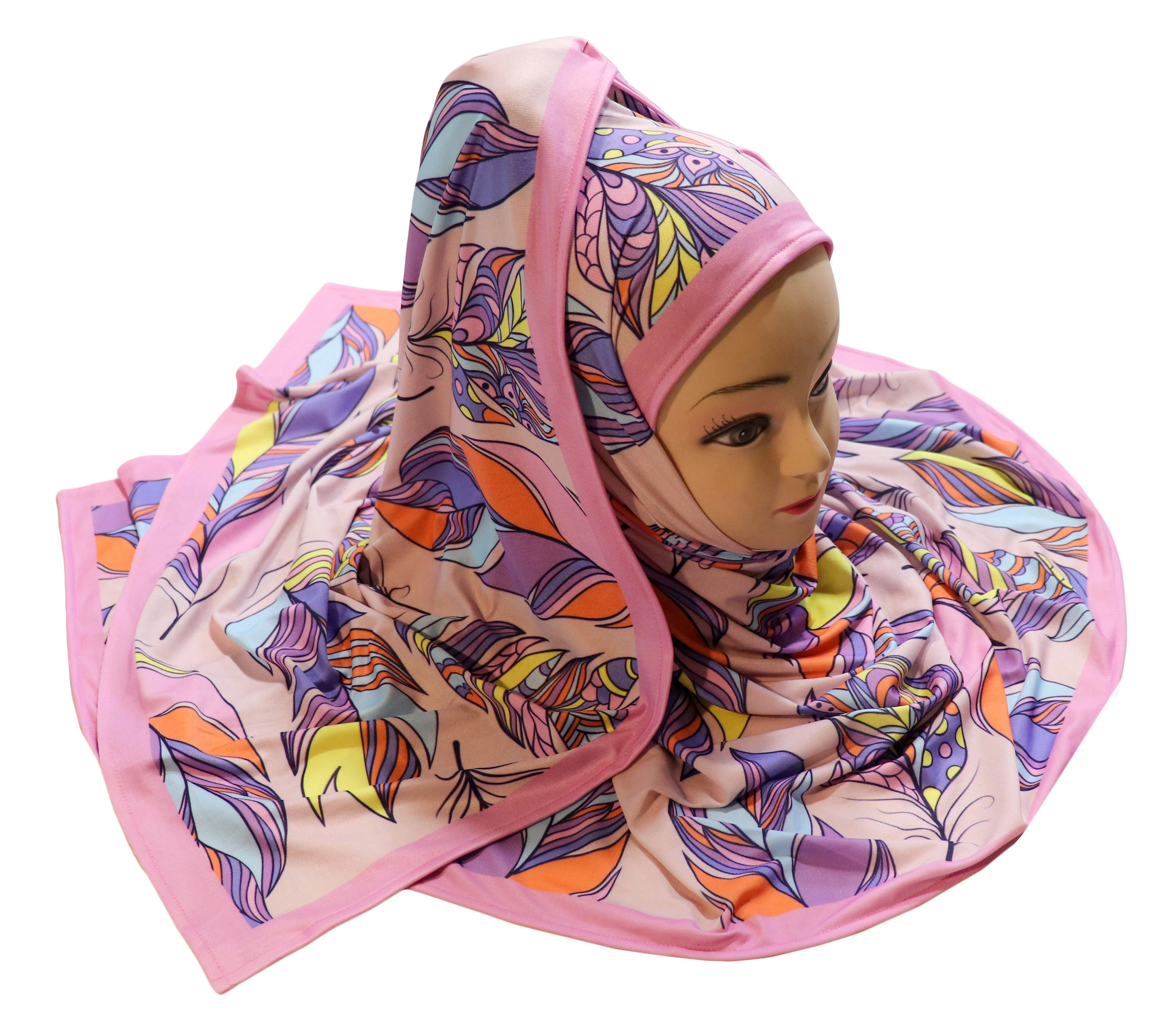 Newest Fashion Luxury Digital Printed Jersey Hijab Scarf