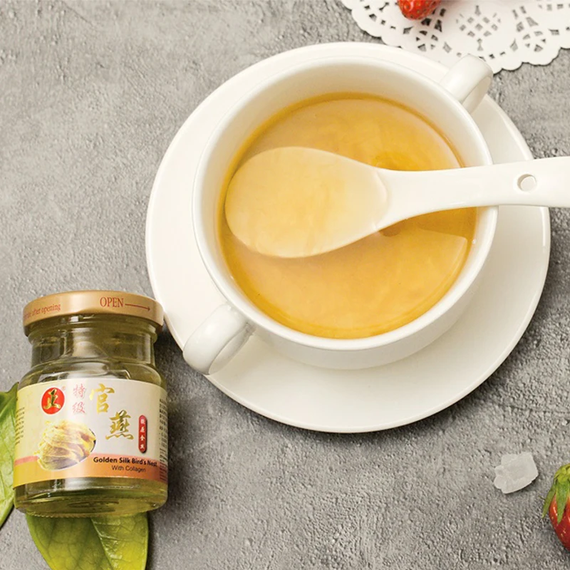 Оптовая продажа, питательный коллаген, золотой шелк, птичье гнездо, напиток