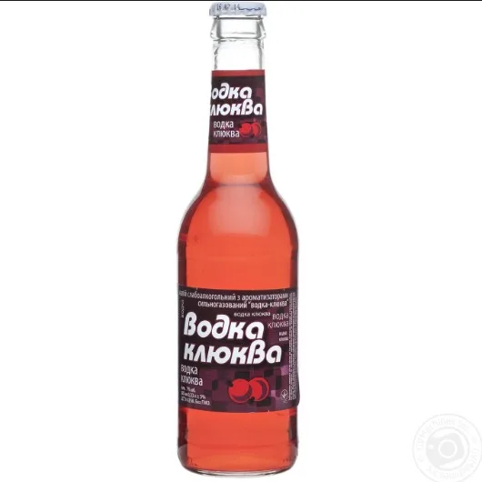
Слабоалкогольный напиток 7% vol Клюква-Водка 