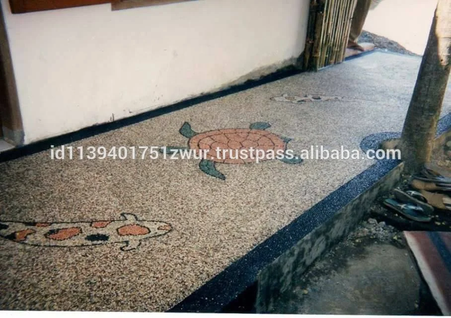 Best natural multicolor gravel stone for pebble wash