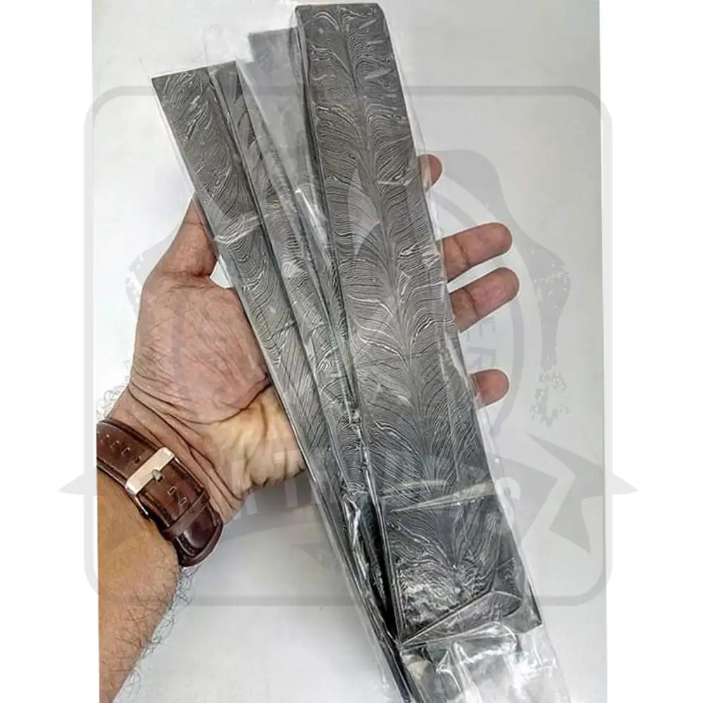 
Damascus Steel Feather Billet DT-18-BB865 