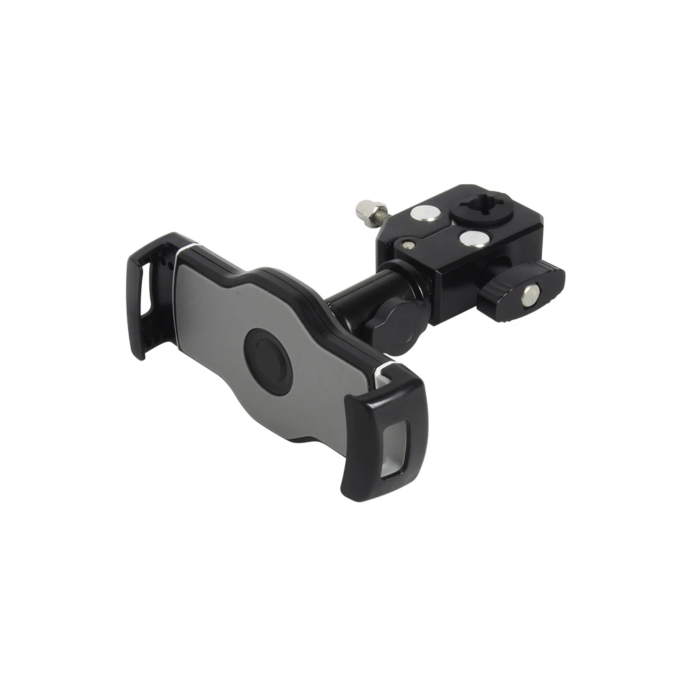 Motorcycle bicycle handlebar clamp mobile phone holder