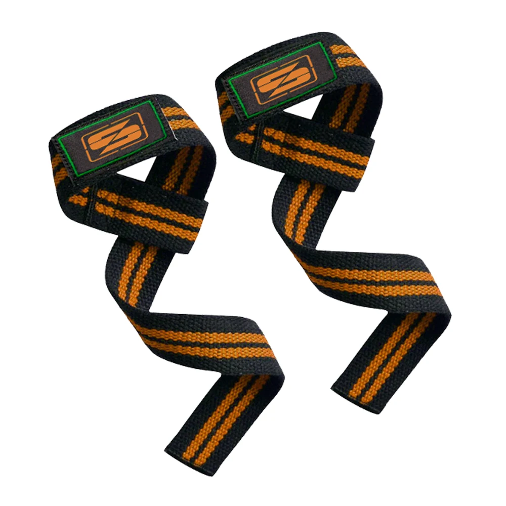 Durable Lightweight Neoprene Padded Cotton Wrist Straps for Strength Fitness Training Customizable Logo for Gym Weightlifting