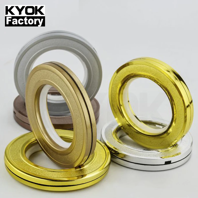 Новинка кольцо для штор KYOK 60 мм аксессуары из нержавеющей стали алюминия хрусталя пластиковые металлические кольца лента люверсы 80 втулка
