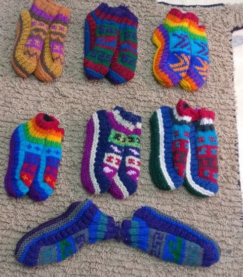 Unisex Knitted Woolen Indoor Walking Shoes