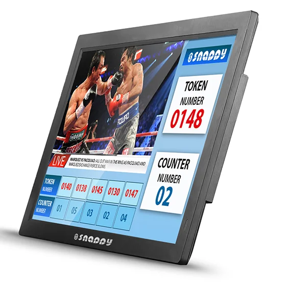 Snappy Queue Status Display System  -  18.5 inch Build-in WiFi  Queue Management System