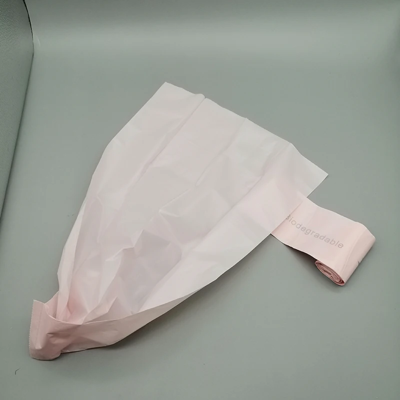 Wholesale compostable PLA bag 100% bio degradable Eco plastic disposable bags custom grocery shopping bags