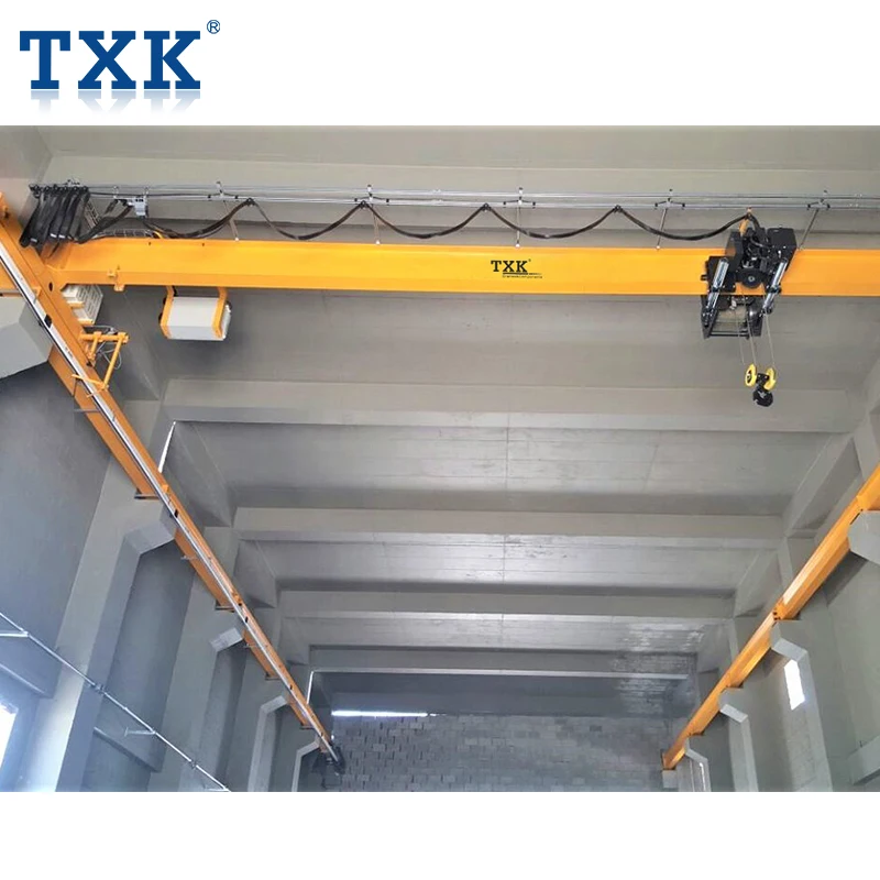 2t China manufacturer electric single girder bridge crane hot sale