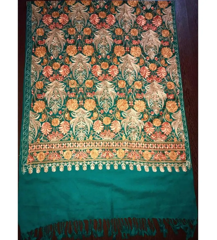kashmir Embroidery Scarf Shawls and stoles