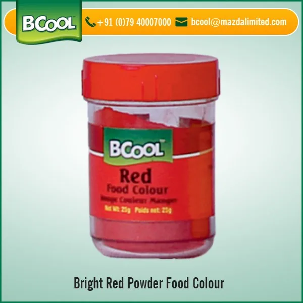 Bright Red Food Colour Powder in Bulk