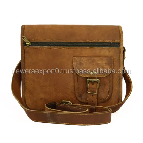 Genuine vintage Leather Messenger Handmade Bag Laptop Satchel School Bag for boys & Girls gifting him or her