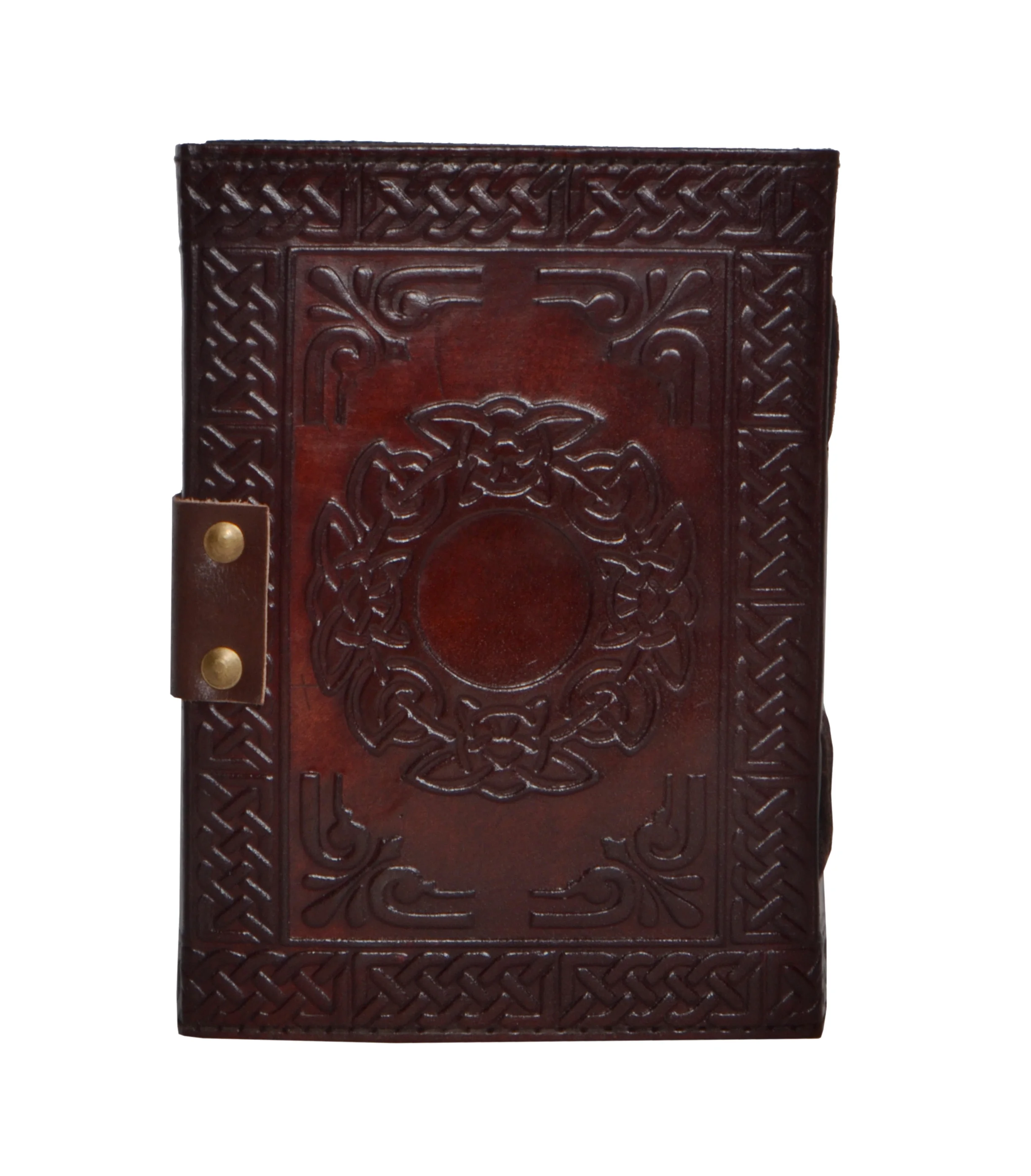 Mother Of Earth Printed Genuine Leather Journal Antique Handmade Paper A5 Notebook Diary Antique C Lock Writing Diary Sketchbook