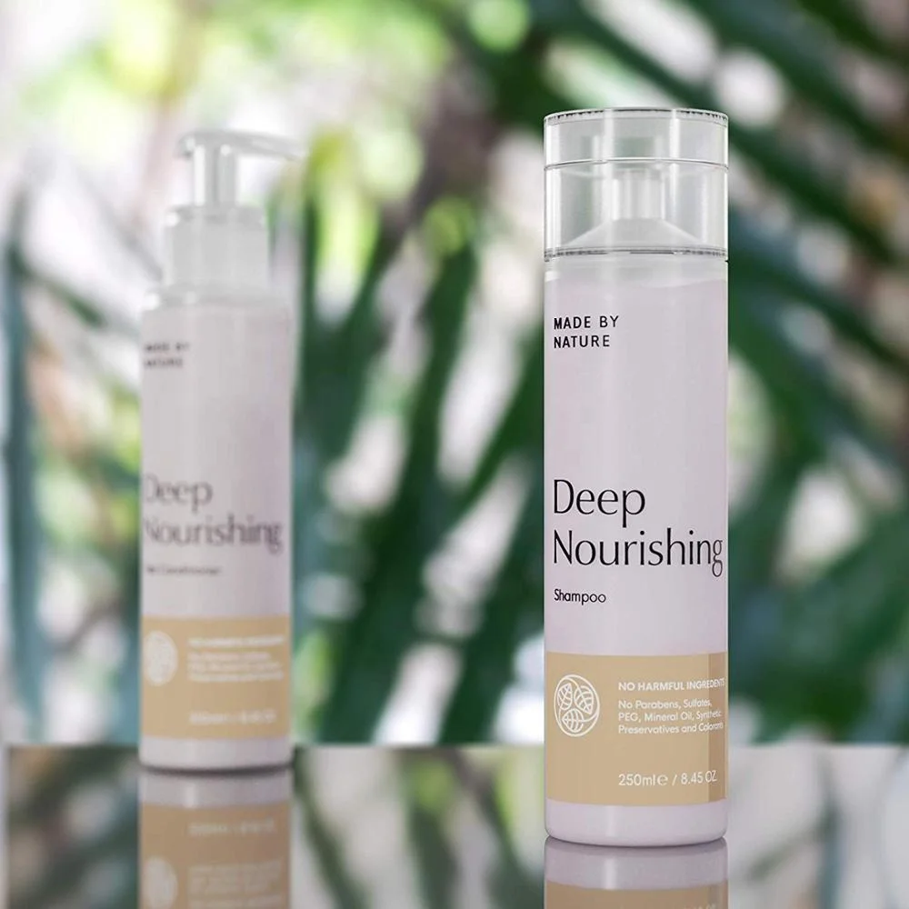 Made By Nature Deep Nourishing Hair Shampoo For All Hair Types Natural Product | Wholesale | Made in EU