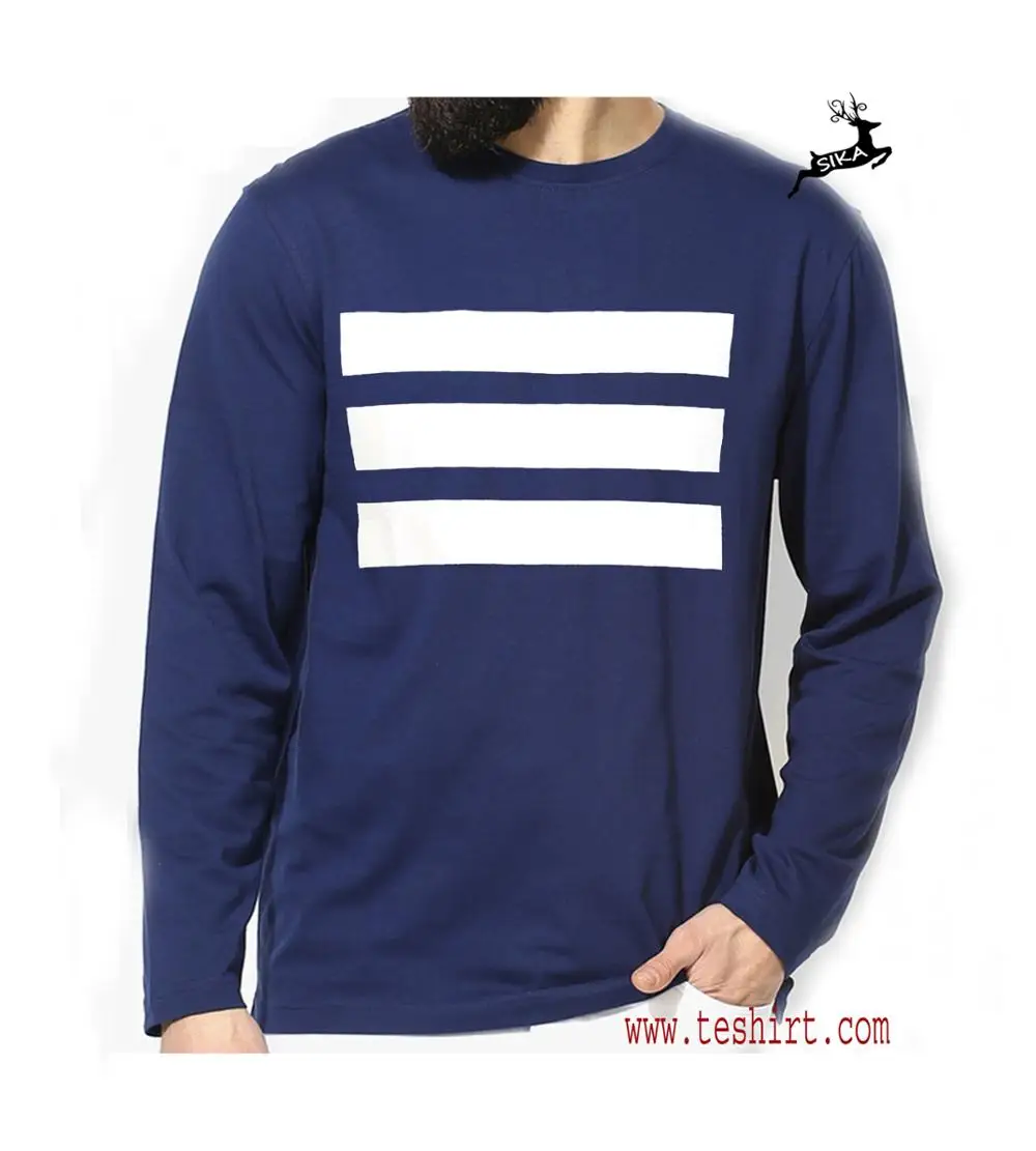 tirupur direct factory sale Crew Neck Full Sleeve TShirt Plain mens long sleeve tshirt Hot sale kids summer T shirt cartoon