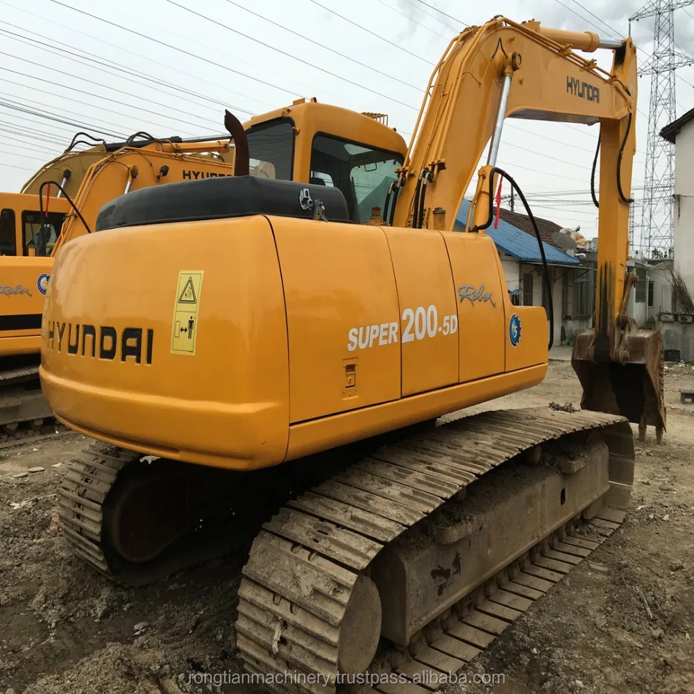 used Hyundai 200 excavator, Hyundai super 200-5D excavator, used excavator