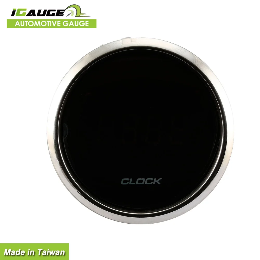 IGauge Universal 52mm High Stability Dashboard Digital Decoration Car Clock