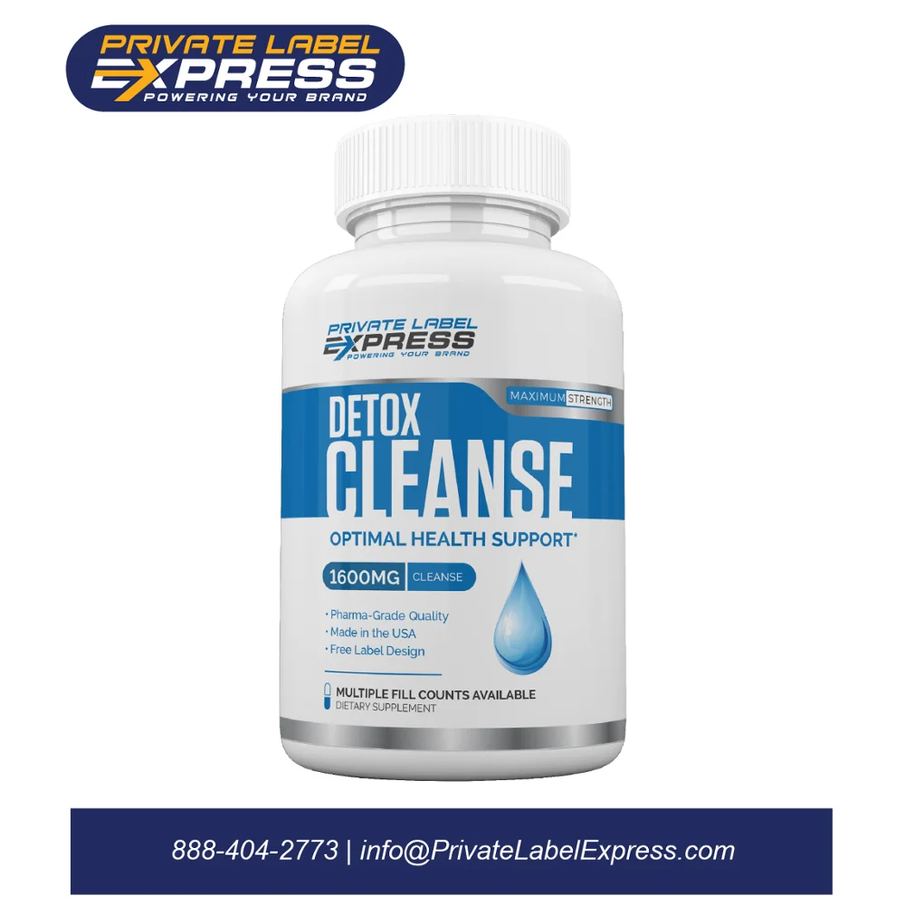 
Detox Cleanse 1600mg in Vegetable Capsules, 120 count 