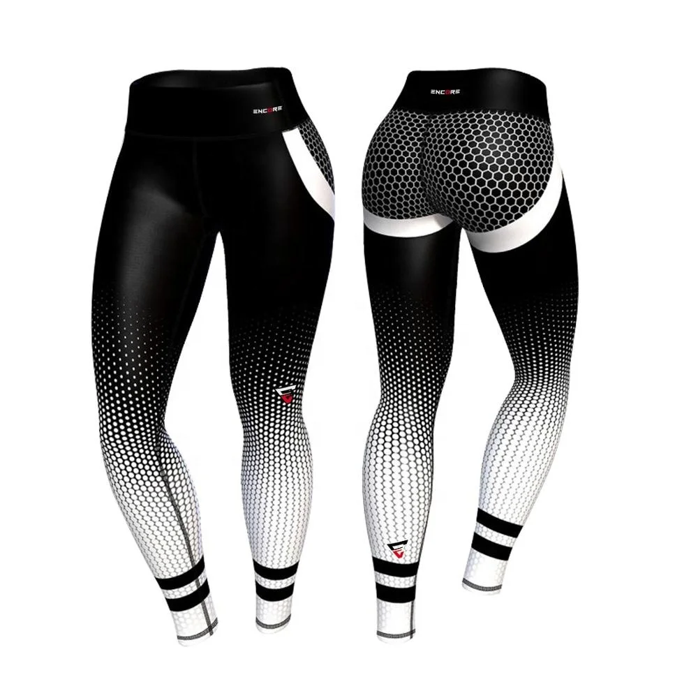 Latest Design Women Workout Leggings Hard Squat Proof Women High Waist Compression Leggings Fitness Yoga Wear Leggings