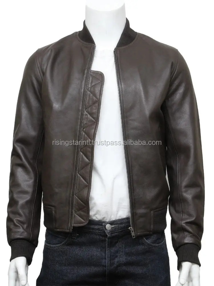 New Fashion Men leather bomber jackets