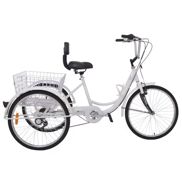 
2019 24 inch 7 speed folding adult tricycle / trike / three wheel cargo cheap tricycle bike for sale 