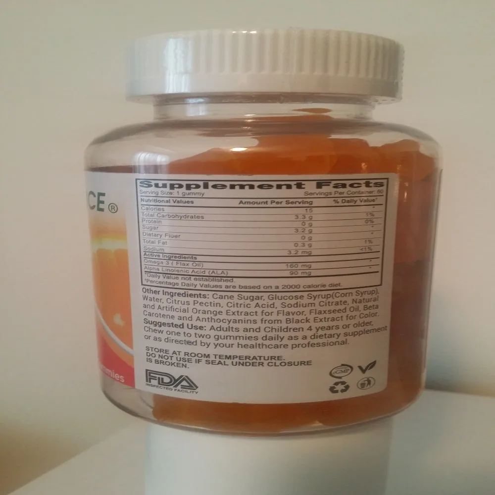 
Omega 3 Gummy Vitamins 