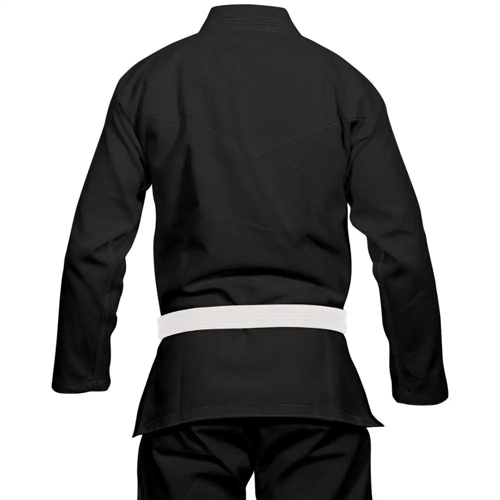 Pearl Weave Cotton bjj gi with embroidered or patched logo